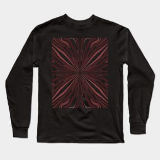 Pink line abstract design Long Sleeve T-Shirt